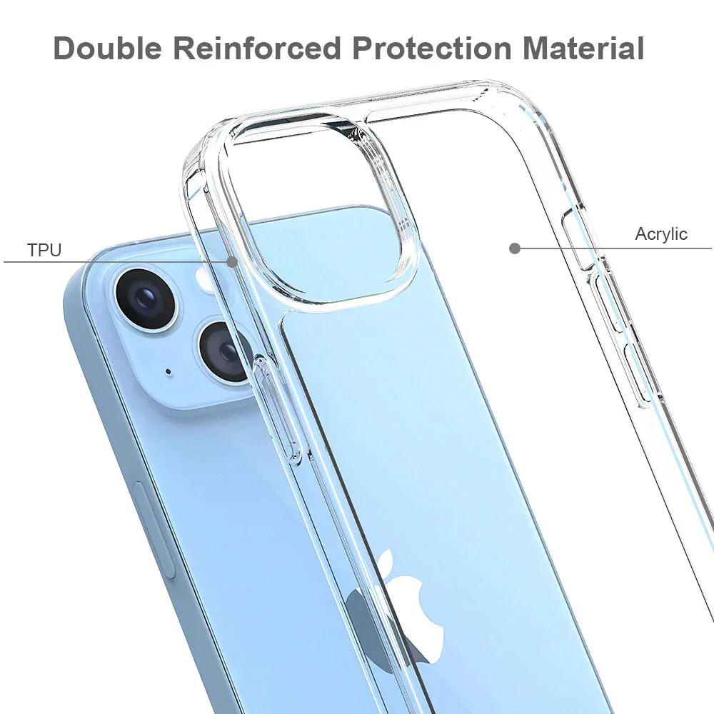 Armor-X AHN Shockproof Protective Case For iPhone 14 Plus - Clear - Tashqila Armor-X AHN Shockproof Protective Case For iPhone 14 Plus - Clear - Tashqila